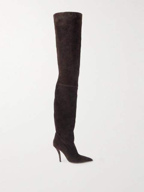 PARIS TEXAS Jessica Suede Over-the-knee Boots