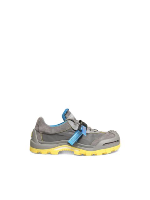Dolce & Gabbana gray Airmaster panelled low-top sneakers