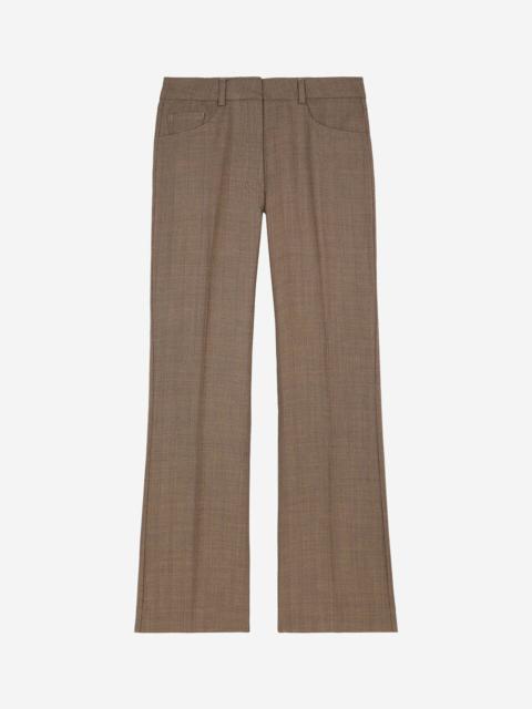 The Kooples CAMEL BOOTCUT PANTS
