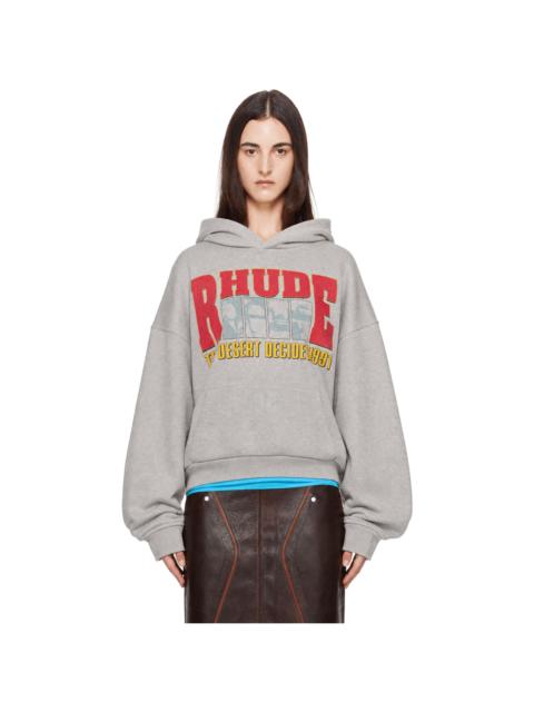 Rhude Gray 'The Desert Decides' Hoodie
