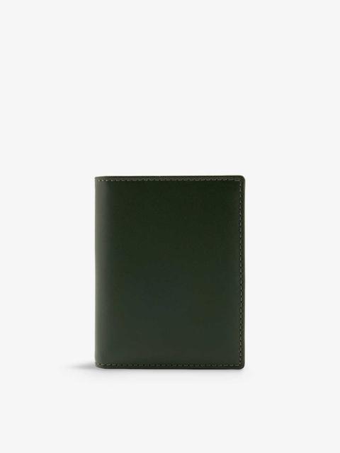 Classic bifold leather card wallet
