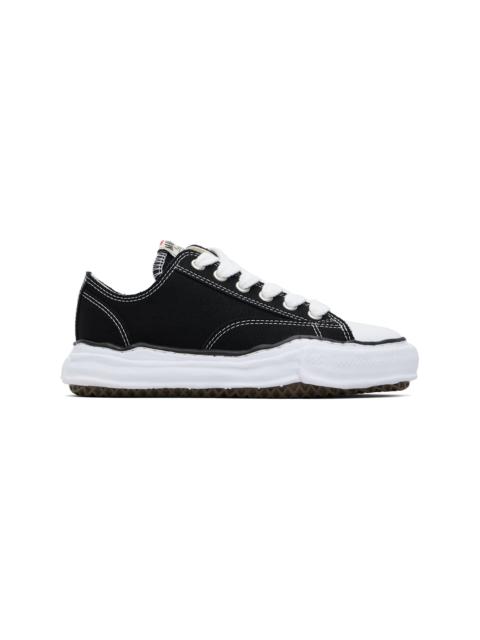 Maison MIHARAYASUHIRO Black Peterson OG Sole Canvas Low-Top Sneakers