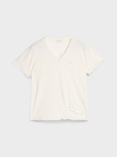 7 For All Mankind V-NECK POCKET TEE