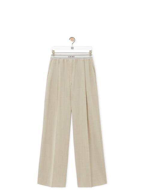 Trousers in wool