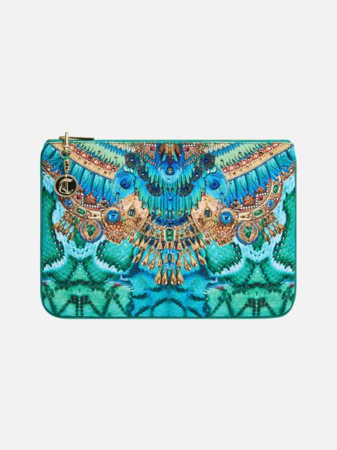 CAMILLA SMALL CANVAS CLUTCH