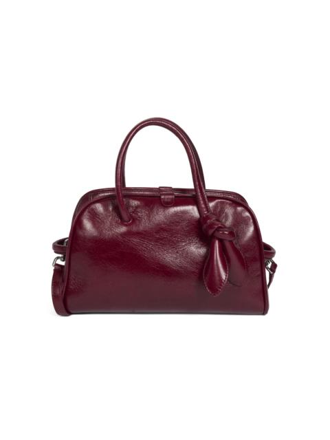 JACQUEMUS Women's Le Petit Turismo Top Handle Bag - Burgundy