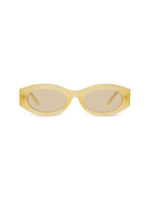 x The Attico Berta oval sunglasses