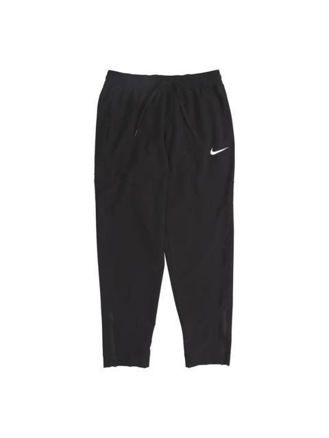 Nike Nike Logo Pattern Solid Color Casual Sports Long Pants Black CW2661-010