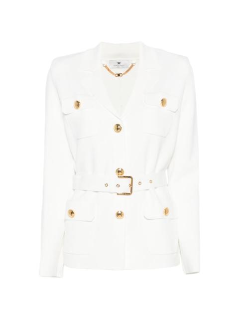 ELISABETTA FRANCHI pocket button cardigan