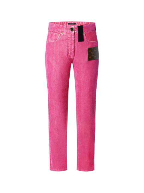 Louis Vuitton Pop Pink Straight-Cut Jeans