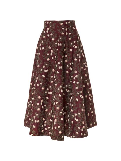 Agua by Agua Bendita Bergamota Colibrí Maxi Skirt