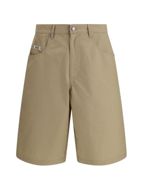 Moschino logo-patch shorts