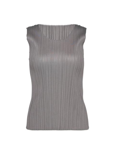 Pleats Please Issey Miyake Basics Pleated Tank Top