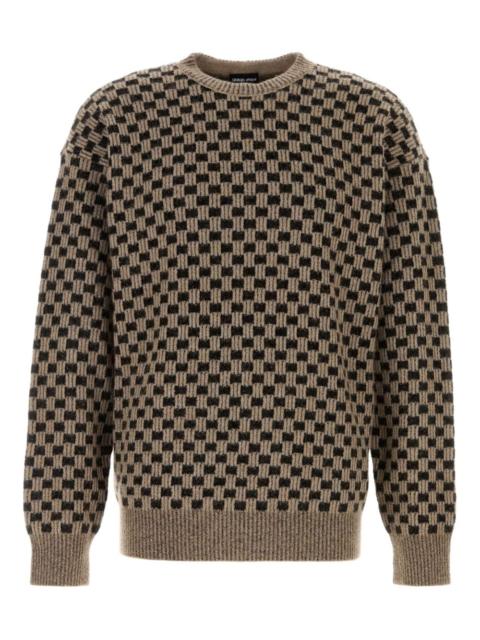 GIORGIO ARMANI embroidered sweater