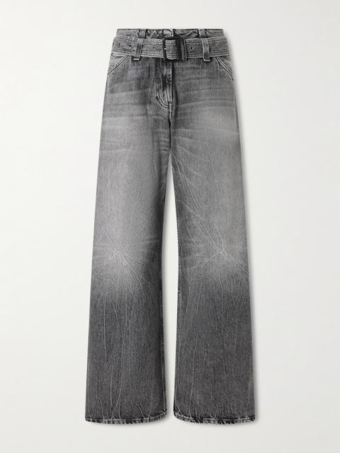 Acne Studios Page Belted Wide-leg Jeans