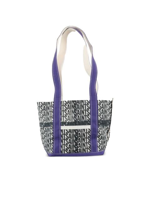 SAINT M×××××× printed cotton tote bag