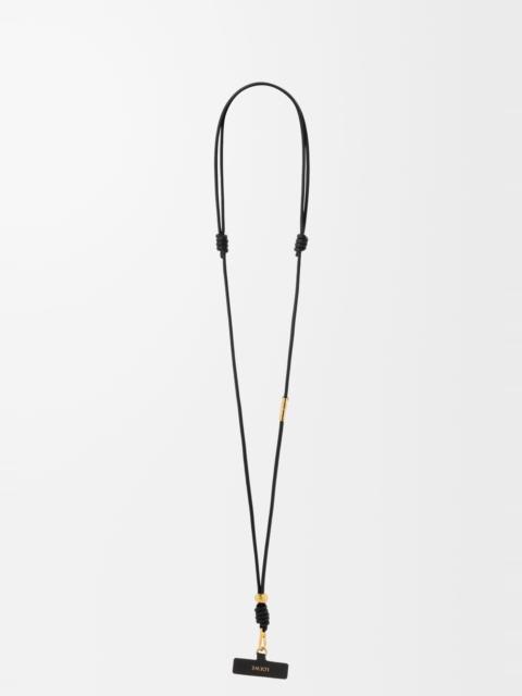 Loewe Crossbody phone strap in calfskin