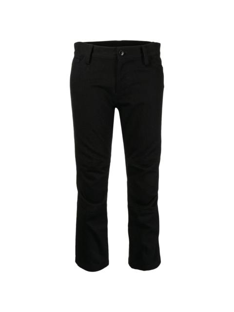 slim-fit cropped trousers