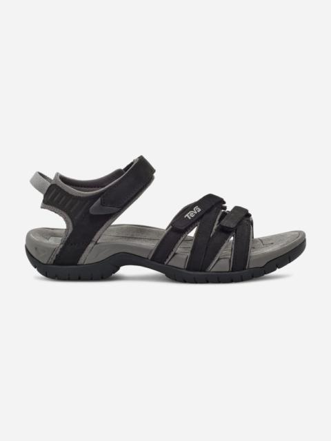 Teva Women's Tirra Leather Hiking Sandal in Black