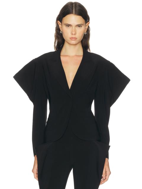 NORMA KAMALI Wing Sleeve Jacket
