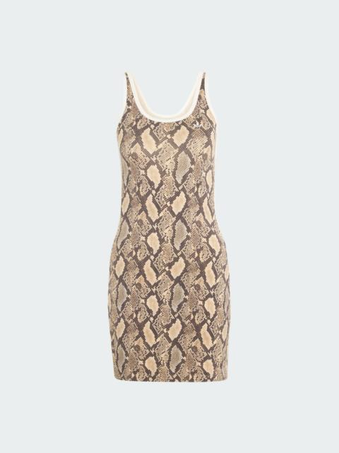 adidas SNAKE PRINT MINI DRESS