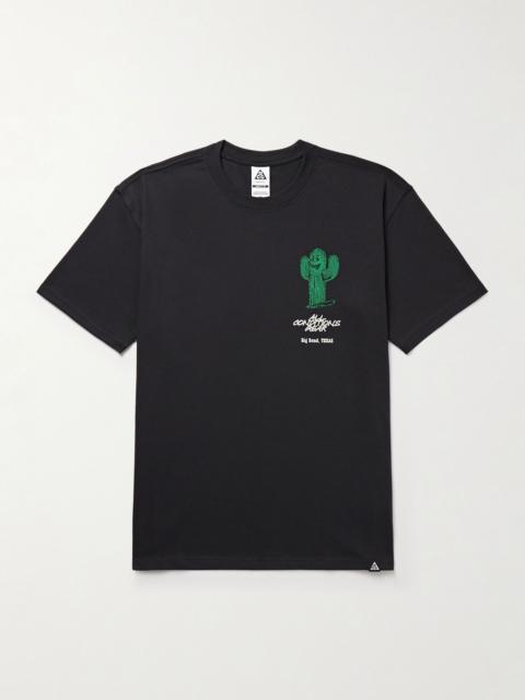 Nike ACG Printed Dri-FIT T-Shirt Black