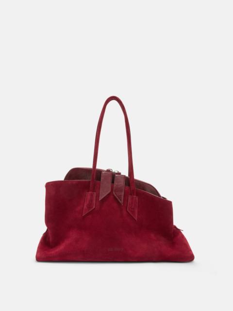 THE ATTICO "LA PASSEGGIATA MEDIUM" CHERRY RED TOP HANDLE