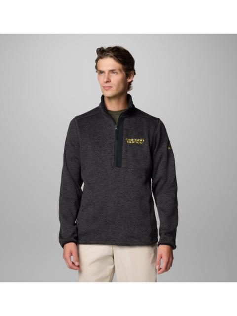 Columbia Men's Collegiate Sweater Weather Fleece Half Zip Pullover - Oregon