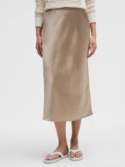 lululemon Satin Midi Skirt