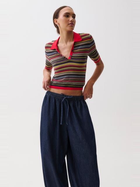 PISTOLA ASHLEE POLO SWEATER - NEGRONI STRIPE