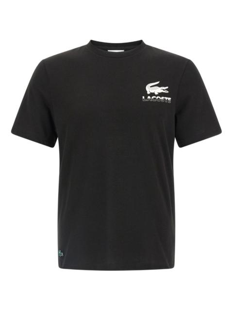 LACOSTE logo-print cotton T-shirt