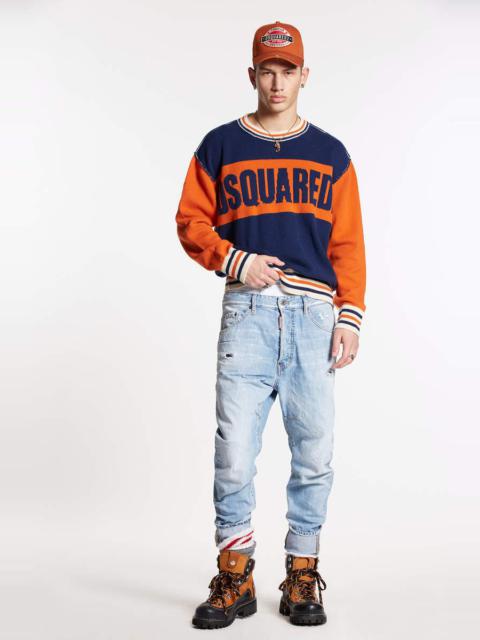 DSQUARED2 BEVERLY HILLS LIGHT WASH TAILORED COMBAT 청바지