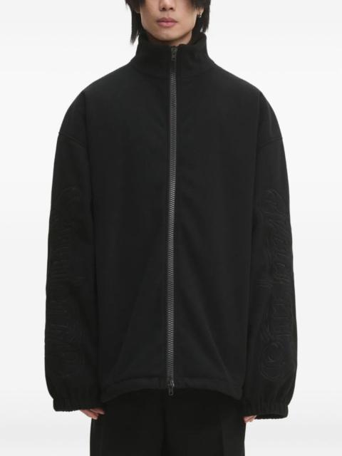 VETEMENTS logo-embossed zip-up jacket