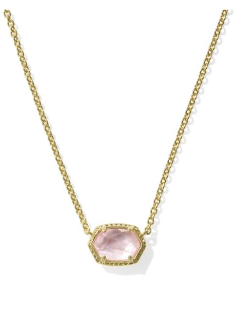 KENDRA SCOTT Daphne Gold Frame Short Pendant Necklace
