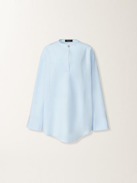 FABIANA FILIPPI Sky blue poplin shirt