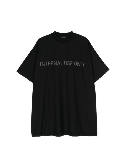 Internal Use Only Inside-out T-shirt