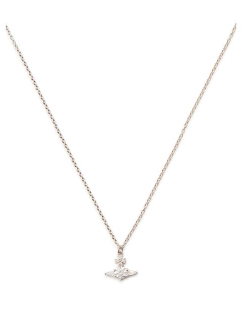 Vivienne Westwood Vivienne Westwood The Ofelia Crystal-embellished Silver Necklace