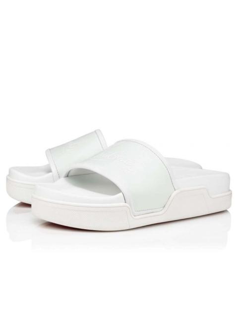 Christian Louboutin Navy Pool Woman BIANCO-BLUE/BIANCO