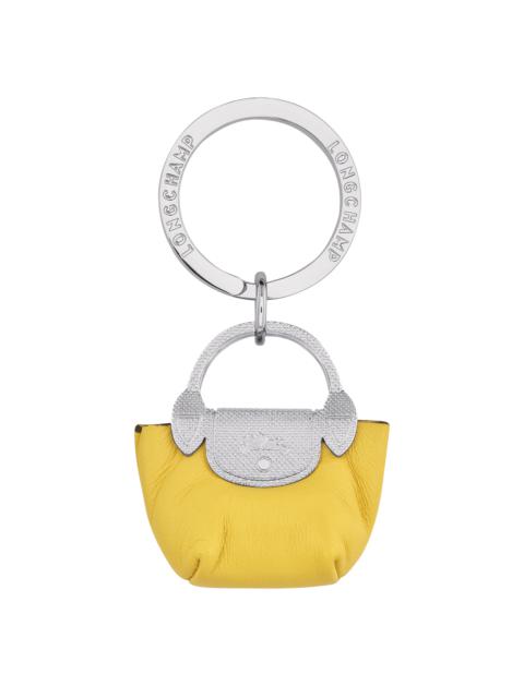 Le Pliage Xtra Key rings Yellow - Leather