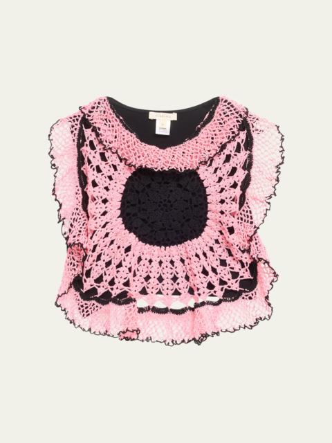 diotima Conch Crochet Top