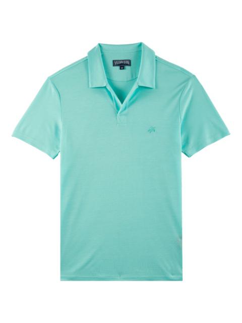 Vilebrequin Men Tencel Polo Shirt Solid