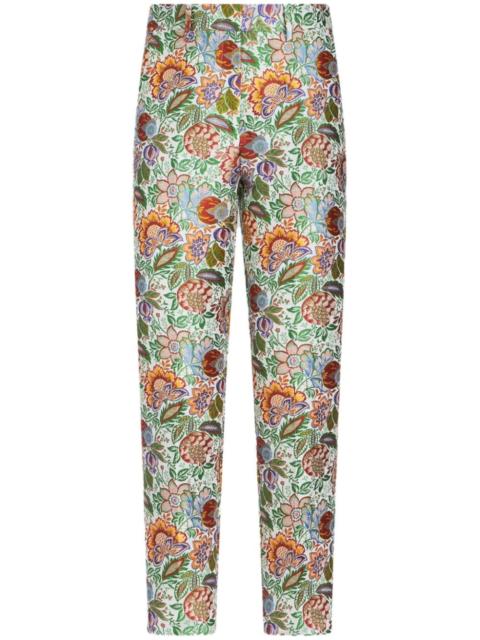 Etro paisley-print high-rise skinny jeans