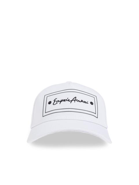 EMPORIO ARMANI logo-embroidered baseball cap