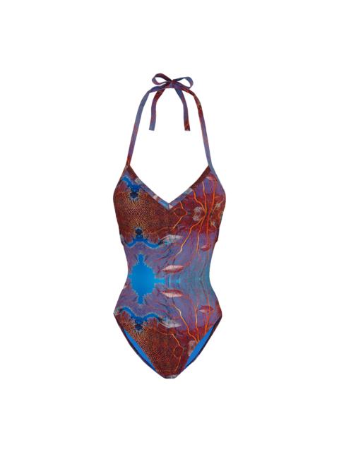 Vilebrequin Women One-Piece Swimsuit Red Gorgonians - Vilebrequin x 1Ocean