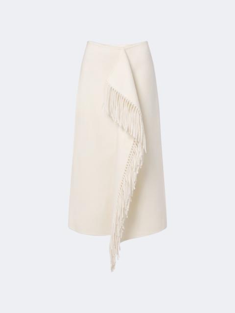 RÓHE Fringed wool and cashmere midi skirt