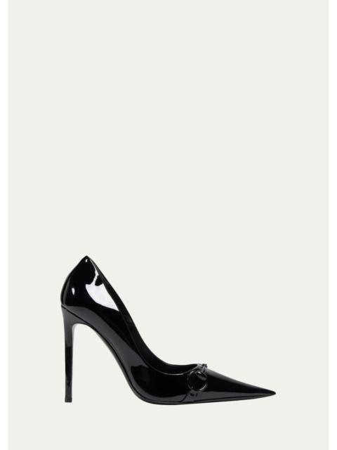 GUCCI Donna 110mm Patent Leather Pumps