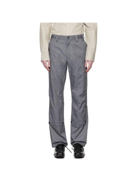 Kiko Kostadinov Gray Tonino Trousers