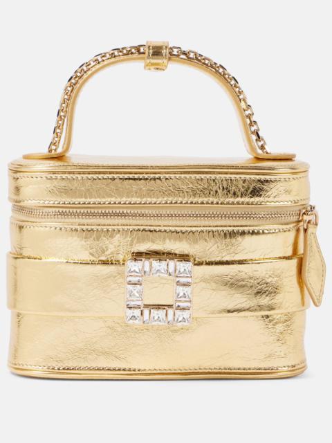 Roger Vivier Vanity Très Vivier Micro leather vanity bag