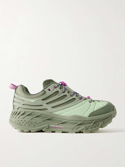 HOKA ONE ONE Stinson Evo OG Rubber-Trimmed Mesh Running Sneakers