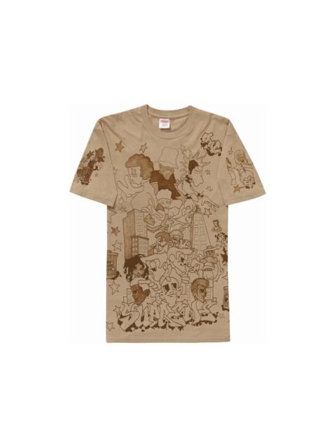 Supreme Downtown Tee Khaki